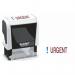 Trodat Office Printy Word Stamp URGENT RedBlue Code 77242 77242