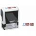 Trodat Office Printy Word Stamp FIRST CLASS Red/Blue Code 77300 77300