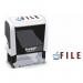 Trodat Office Printy Word Stamp FILE RedBlue Code 77305 77305