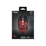 Trust GXT 105 IZZA Wired Gaming Mouse 6 Buttons LED Light 21683 TRS21683