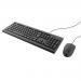 Trust TKM-250 Wired Keyboard And Mouse Set Black UK 23979 TRS23979
