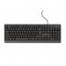 Trust TK-150 Wired Silent Keyboard UK Black 23984 TRS23984