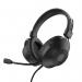 Trust HS-250 On-Ear USB Wired Headset Black 24185 TRS24185