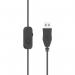 Trust HS-250 On-Ear USB Wired Headset Black 24185 TRS24185