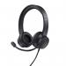 Trust HS-200 Compact On-Ear USB Wired Headset Black 24186 TRS24186