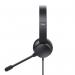 Trust HS-200 Compact On-Ear USB Wired Headset Black 24186 TRS24186
