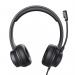 Trust HS-200 Compact On-Ear USB Wired Headset Black 24186 TRS24186