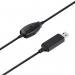 Trust HS-200 Compact On-Ear USB Wired Headset Black 24186 TRS24186