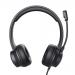 Trust HS-200 Compact On-Ear USB Wired Headset Black 24186 TRS24186
