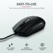 Trust TM-101 Wired Mouse Black 24274 TRS24274