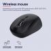 Trust TKM-360 Wireless Keyboard and Mouse Set Black 25358 TRS25358