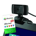 Trust Trino HD Video Webcam FOC 6 Month Officesuite Licence TRS91992