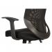 Teknik 1095 Nova Mesh Back Black Fabric Chair 1095