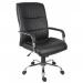 The Teknik 6901BLK Kendal Black Executive Chair 6901BLK features a sleek and professional design, with a high back and curved armrests. The black leather upholstery adds a touch of elegance, while the adjustable height and tilt options provide optimal comfort for long work days.