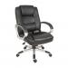 In the photograph, the Teknik 6905 Lumbar Massage Black Chair 6905 is sleek and modern, with a curved backrest and comfortable padded seat. Its lumbar massage feature is highlighted, along with the chairs black color and overall ergonomic design.