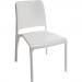 Teknik 6908WHI Clarity stackable White Chairs (Pack of 4) 6908WHI