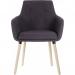 Teknik 6929 4 Legged Graphite Reception Chair Pack of 2 6929GRAPHITE