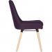 Teknik 6946 Welcome Reception chairs Plum (Pack of 2) 6946PLUM