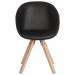 Teknik 6947 Pyramid Padded Tub Chair Black Pack of 2 6947BLACK