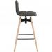 Teknik 6977 Grey Spin Barstool light wood 6977GREY