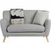 Teknik Office Skandi 2 seater sofa in grey fabric 6981