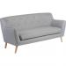 Teknik Office Skandi 3 seater sofa in grey fabric 6982