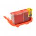 The TSW ink cartridges Compatible Canon CLI8R Red has a sleek design and is 14ml in size. The vibrant red color of the cartridge stands out and is easy to distinguish from other ink cartridges. The packaging is compact and professional, making it easy to store and transport. Overall, the product exudes quality and functionality.