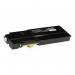 The photograph shows a row of TSW ink cartridges in bright yellow color. Each cartridge is compatible with Xerox C400C405 printers and has a high yield page capacity of 4800. These yellow laser toners bear the product number C106R03517.