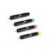 This picture showcases compatible TSW ink cartridges for Xerox Versalink C7000. The cartridges, in black and color, have a high page yield of 10700 pages and are labeled C106R03757. The packaging is professional and displays the product clearly.