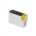 The TSW Ink Cartridges Compatible with Epson 13T10014010 T1001 Black Ink Tank Cartridge has a sleek black body and a clear label displaying the cartridge name and yield. The nozzle is neatly protected by a plastic cover. The cartridge is compact and easily fits into most printers. It contains black ink and is capable of producing up to 995 pages of high quality prints.