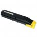 The picture shows TSW Compatible Kyocera Toner TK8600Y Ink Cartridges in bright yellow color. Each cartridge has a high page yield of 20000 pages, and there is a 7-10 day lead time for delivery. The product code is visible in the image.