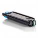 The photograph shows TSW ink cartridges in cyan color, specifically compatible with Utax PK5011C copiers. The cartridges have a page yield of 5000 and are labeled with the code C1T02NRCUT0.