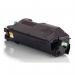 The photograph features a set of TSW ink cartridges compatible with Utax 1T02R70UT0 PK5015K printers. The set includes black and color copier toner, with a page yield of 4000. The packaging is labeled with the model number and specifications.
