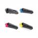 The TSW ink cartridges in magenta color are compatible with Kyocera printers. These cartridges have a page yield of 5000 pages and can deliver high quality prints. The elegant packaging showcases the vibrant color and precise detail of the ink.