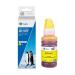 The picture shows a TSW Ink Cartridge, specifically the Canon 3405C001 GI-50Y in yellow. It has a page yield of 7700 pages and is compatible with various Canon printers. The sleek design and vibrant yellow color can be seen in the image, showcasing its high quality and efficiency.
