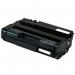 The image shows a pack of TSW ink cartridges compatible with Ricoh 408162, featuring a new chip. The cartridges are designed for use with mono laser printers, with a page yield of 6500.