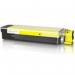 This photograph shows a set of TSW ink cartridges designed to be compatible with OKI printers. The specific color is yellow and the page yield for each cartridge is 2000 pages. The cartridges are labeled with the code C43381905 and can be easily recognized by their bright yellow packaging.