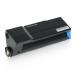 The image shows a pack of TSW ink cartridges in the color black, specifically designed to be compatible with OKI printers. The cartridges have a yield of 12000 pages and have a lead time of 7-10 days. The packaging features the product name and logo.