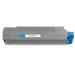 The image shows a pack of TSW ink cartridges, specifically the cyan color, compatible with OKI toner. It has a page yield of 9000 pages and has a lead time of 7-10 days.