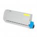 This image shows TSW ink cartridges that are compatible with OKI toner 44318617. The cartridge is yellow in color and has a yield of 11500 pages. Please note that there is a lead time of 7-10 days for this product.
