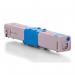 The TSW Ink Cartridges Compatible with OKI C332, C363, and C46508715 are a bright cyan color and have a page yield of 1500. They are designed to fit perfectly in your printer, providing high-quality and long-lasting prints.