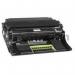 This monochrome laser toner cartridge is designed for use with Lexmark printers. Its sleek black design stands out, and it has a high page yield of 100000 pages. The cartridge label includes the model number and brand name.