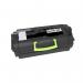 The photograph shows a set of TSW ink cartridges for a Lexmark printer. The cartridges are black and have a sleek, modern design. Each cartridge has a high page yield of 25000 pages, making it perfect for high volume printing needs. The mono toner ensures crisp, clear text and images.