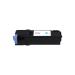 The picture shows a Cyan Colour Laser Toner with the brand TSW Ink Cartridges Compatible Dell. It has a cartridge code of 59310259 KU051 and has a yield of 2000 pages. The toner is in a sleek, compact design and appears to be high quality.