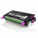 A vibrant and high-quality photograph showcasing TSW Ink Cartridges Compatible with Dell 3130 in magenta. The cartridges boast a 9000 page yield and are labeled as C593-10292. The image features the products sleek design and bold branding.