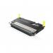 The TSW ink cartridges are compatible with Dell 1235 printers. This particular cartridge is yellow and has a page yield of 1500 pages. The model number is C593-10496.