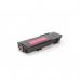 The TSW Ink Cartridges Compatible Dell 59311121 Magenta has a sleek and modern design. The vivid magenta color is eye-catching and the label clearly displays the page yield of 9000 pages. The cartridge is compact and easily fits into any printer.