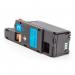 This photo features a set of TSW ink cartridges, specifically compatible with Dell C1660W printers. The cyan toner has a page yield of 1000 pages, and the model number is C593-11129. The cartridges are neatly packaged and ready for use.