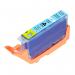The TSW ink cartridges are compatible with Canon inkjet printers and come in a vibrant photo cyan color. Each cartridge has a capacity of 14ml and may take 7-10 days to ship. The packaging features the Canon logo and product name, with clear labeling of the ink color and capacity. The cartridges are sealed in plastic packaging and covered with a protective cap to prevent any leakage.