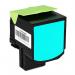 This is an image of TSW Ink Cartridges Compatible with Lexmark Toner, specifically the 700X2 70C0X20 Cyan model. The cartridge has a page yield of 4000 and comes with a lead time of 7-10 days.